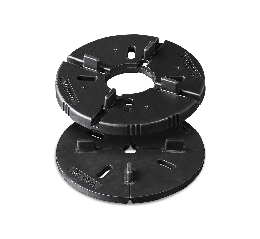 Rubber support for raised outdoor floors EH RUBBER 10+6